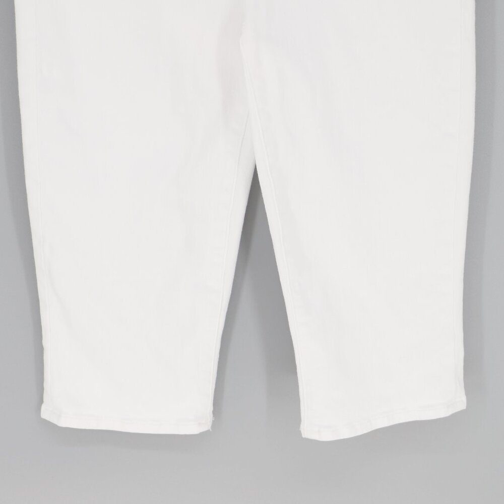 L'AGENCE White Stretch Denim Bermuda Short Size 25 - Picture 5 of 7